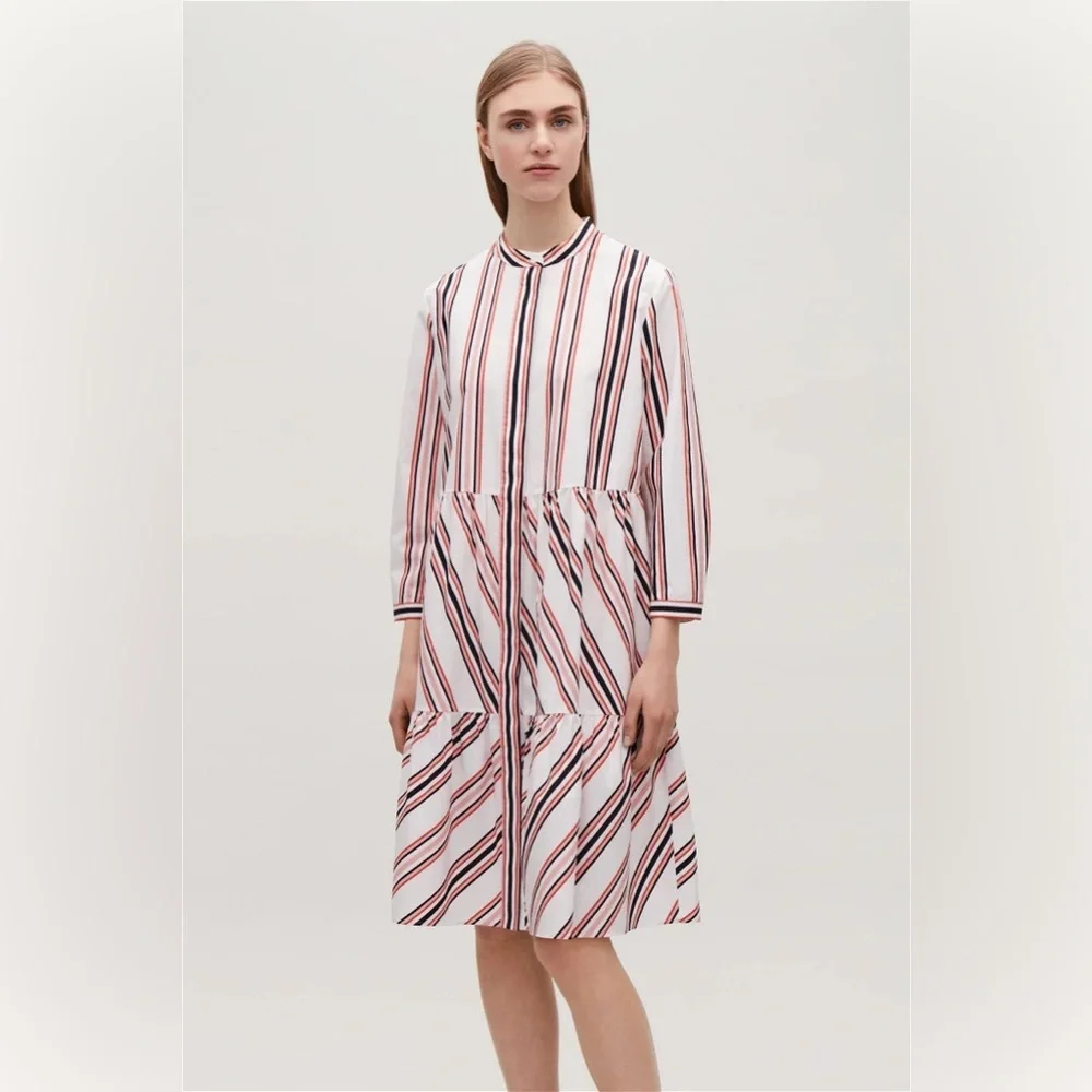 COS
Striped Cotton Dress - Picture 2 of 12